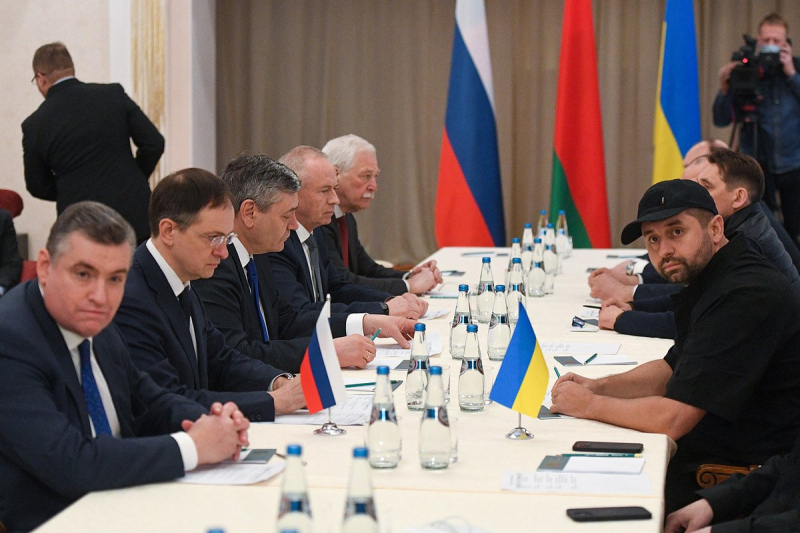 Мединский на переговорах с Украиной