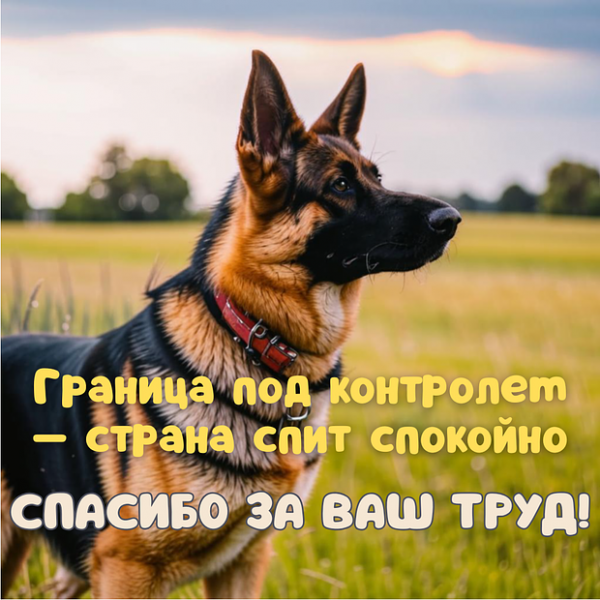 Открытки с Днем пограничника