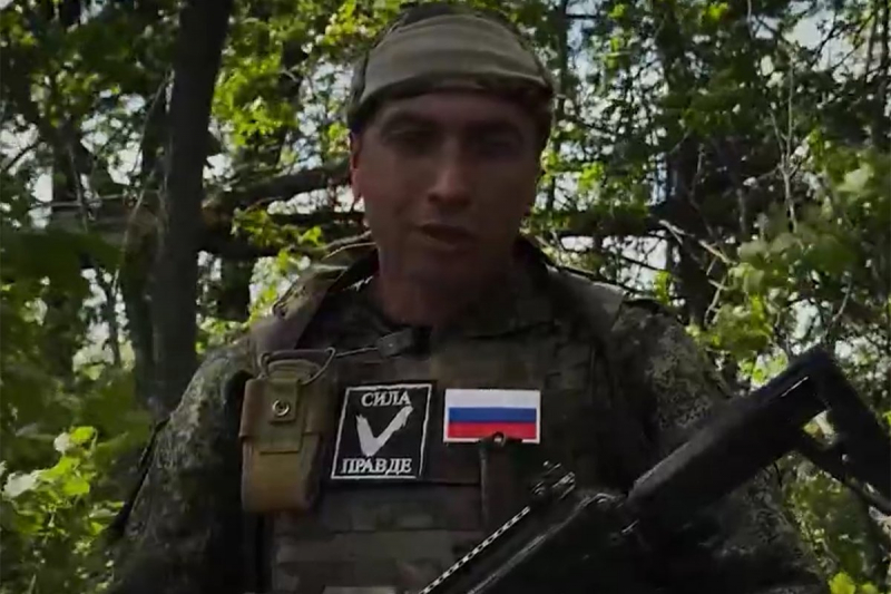 Видео с нарушением перемирия в Курской области