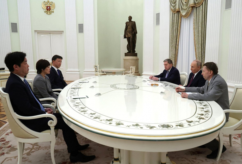 Встреча Путина со вдовой Абэ