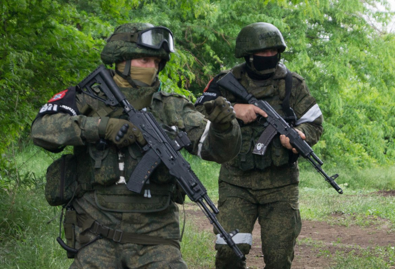 Нападение чеченских бойцов на сотрудников военной полиции