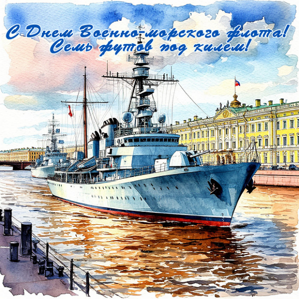 50+ открыток и поздравлений с Днем ВМФ