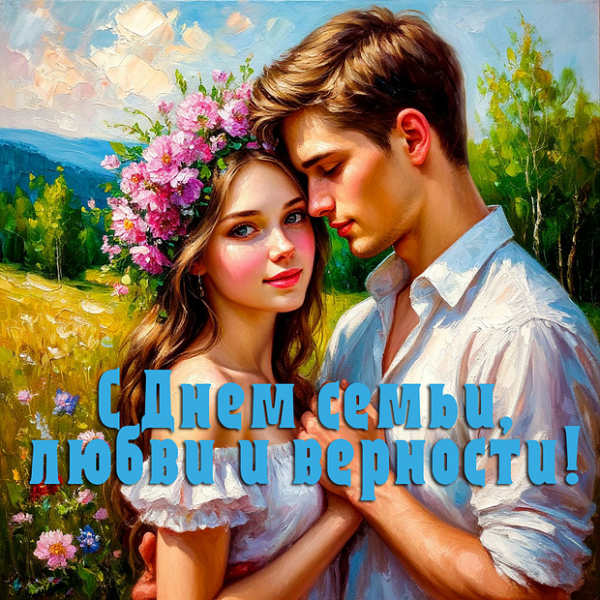 70 открыток и поздравлений с Днём семьи, любви и верности