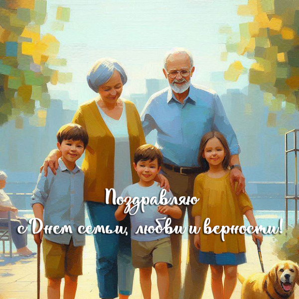 70 открыток и поздравлений с Днём семьи, любви и верности