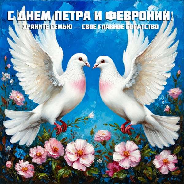 70 открыток и поздравлений с Днём семьи, любви и верности