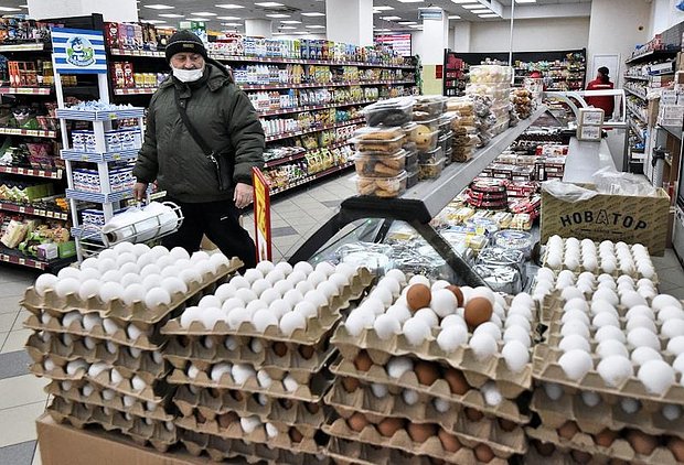 Цены на яйца в России