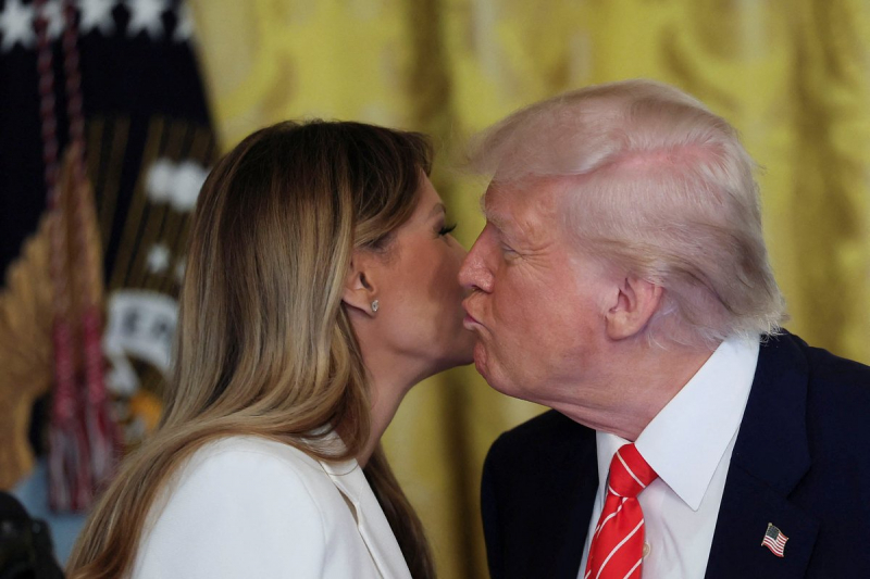 Дональд и Мелания Трамп