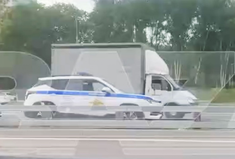 Массовый досмотр грузовиков в Подмосковье