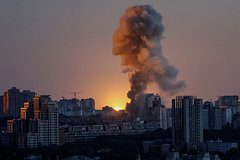 Мощный взрыв в Житомире сняли на видео