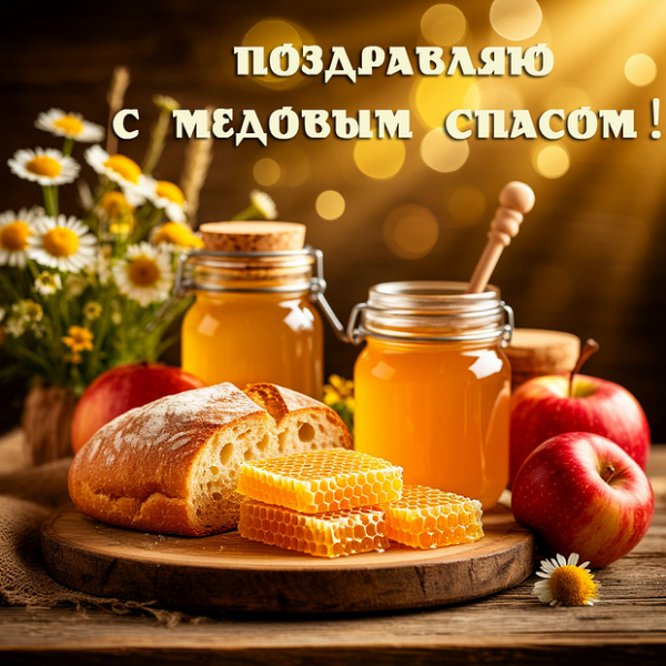 40+ открыток и поздравлений с Медовым Спасом