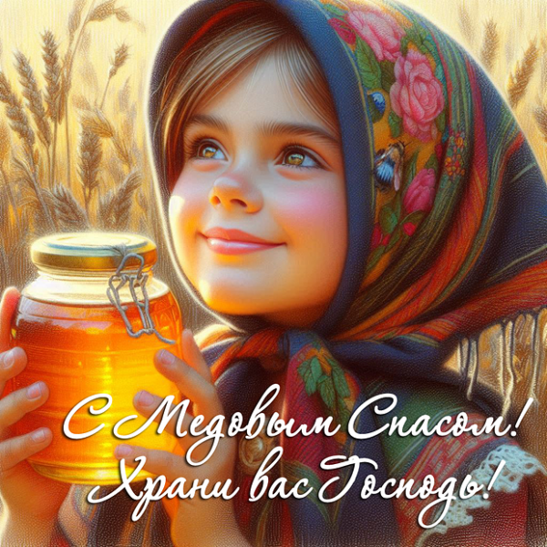 40+ открыток и поздравлений с Медовым Спасом