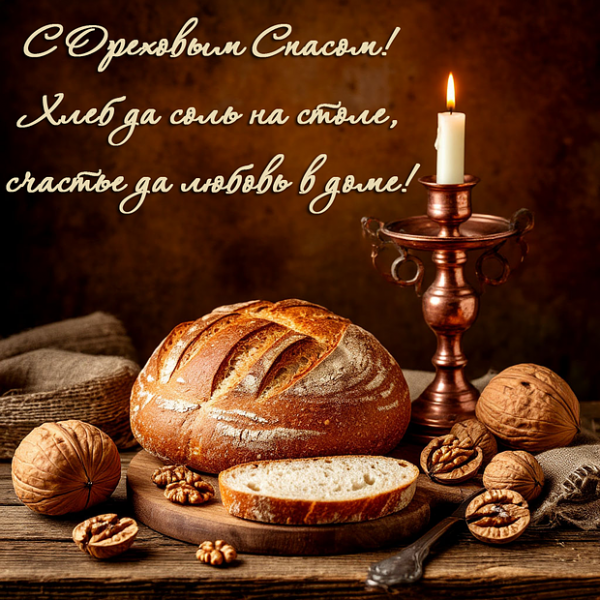 40+ открыток и поздравлений с Ореховым Спасом