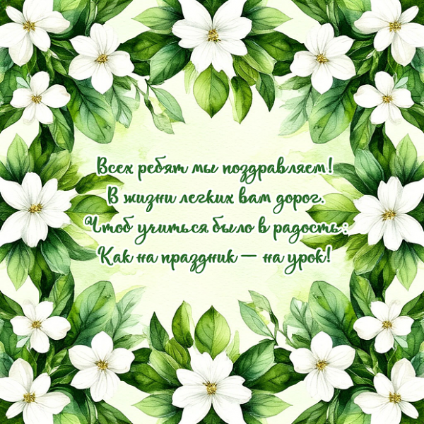 80+ открыток и поздравлений с 1 Сентября