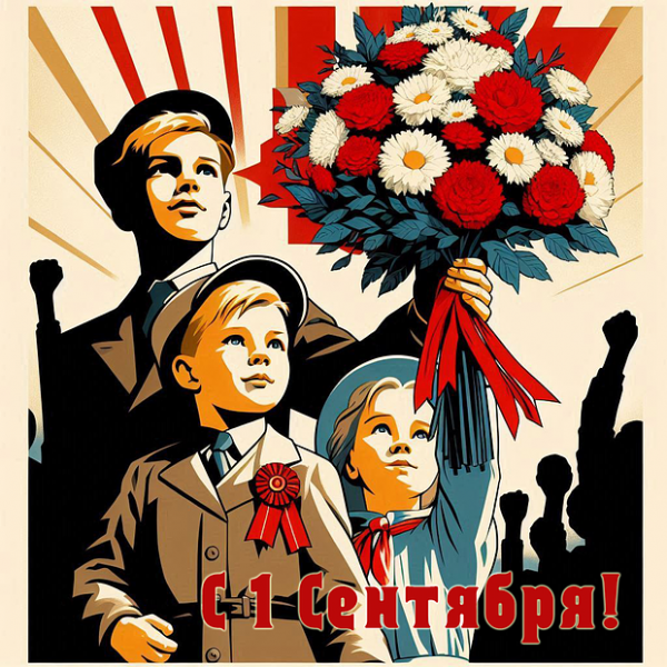 80+ открыток и поздравлений с 1 Сентября