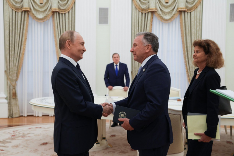 Встреча Путина и Уиткоффа в Кремле