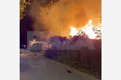 Опубликовано видео с места смерти бабушки и ее внука после удара ВСУ