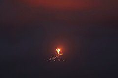 Появилось новое видео пожара в центре Днепропетровска