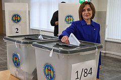 Санду заявила о возможной отмене результатов выборов в Молдавии