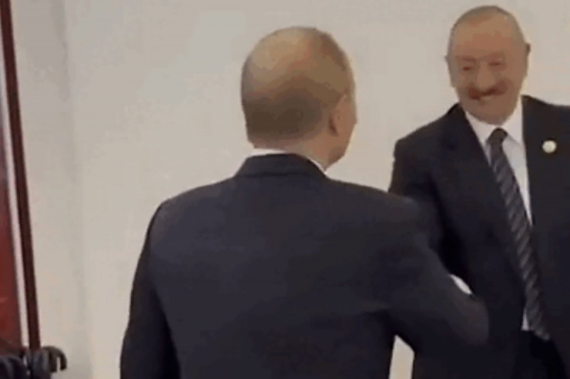 Встреча Путина и Алиева на торжествах в Пекине