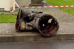 На Украине кусок старой вентиляционной трубы выдали за обломок крылатой ракеты