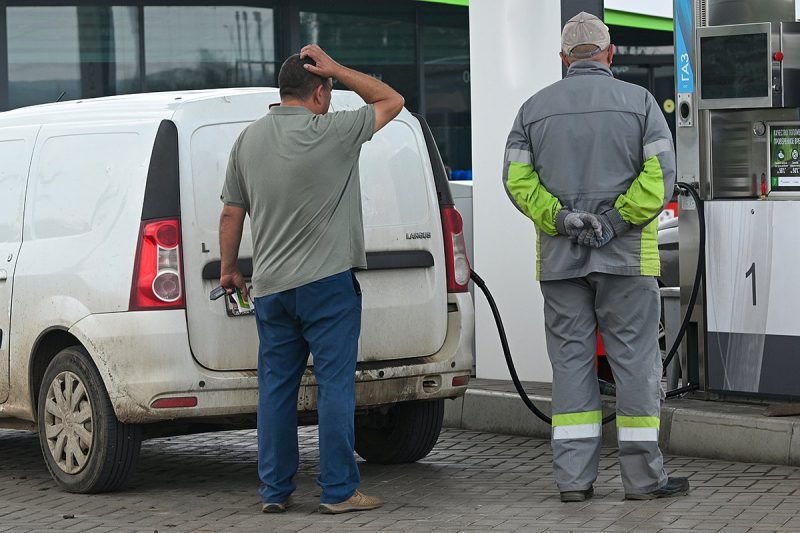 Очереди на заправках в Белоруссии