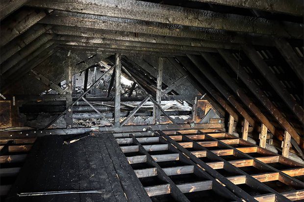 Опубликованы кадры из атакованного в полутора тысячах километров от границы города России