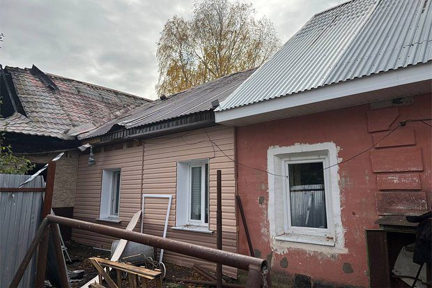 Опубликованы кадры из атакованного в полутора тысячах километров от границы города России