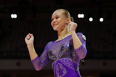 Россиянка Мельникова стала трехкратной чемпионкой мира по спортивной гимнастике
