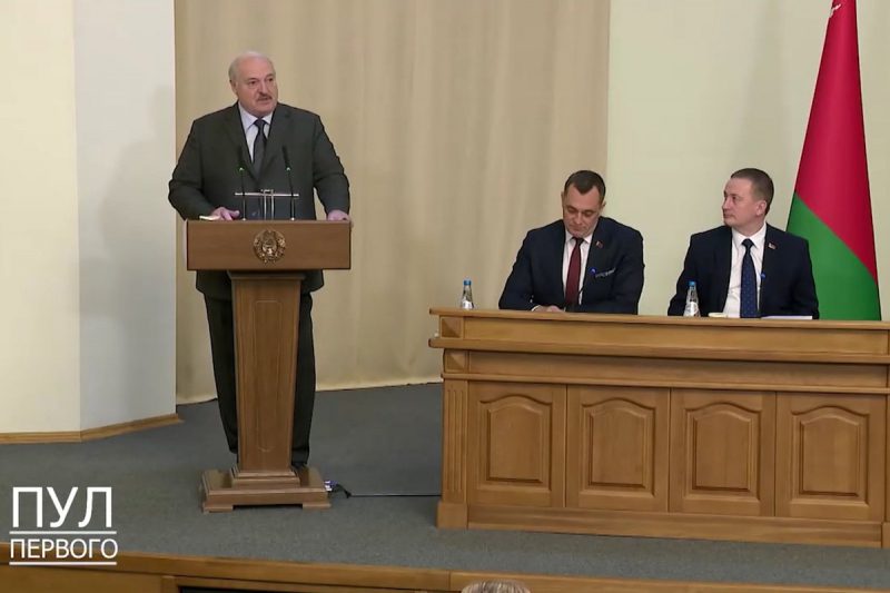 Заявление Лукашенко о ситуации в Витебской области