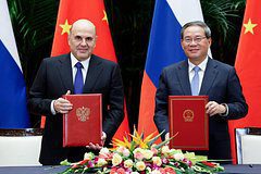 Раскрыты итоги встречи глав правительств России и Китая