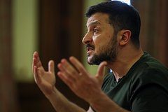 В России назвали театром отключение света во время интервью Зеленского