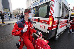 В Виннице машина с сотрудниками ТЦК несколько раз сбила мужчину и уехала