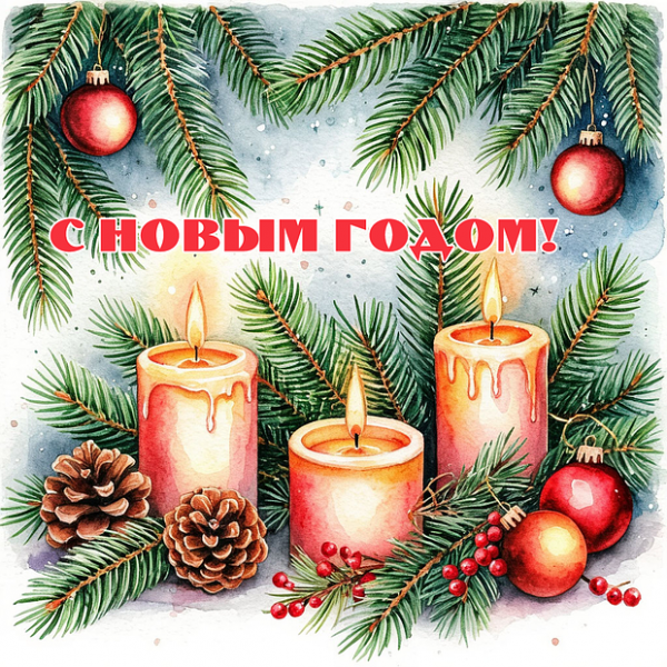 150+ открыток и поздравлений с Новым годом 2026