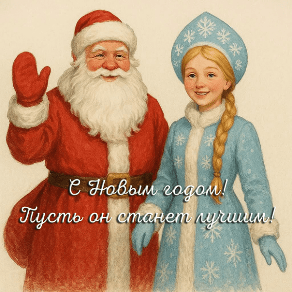 150+ открыток и поздравлений с Новым годом 2026