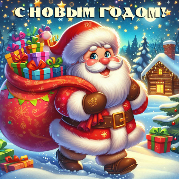 150+ открыток и поздравлений с Новым годом 2026