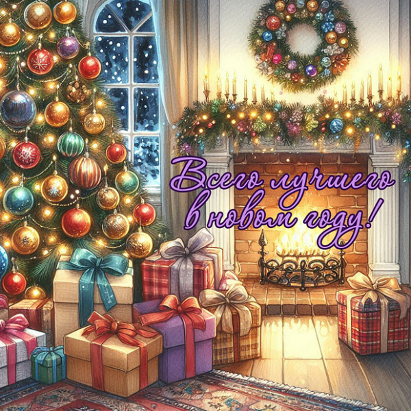 150+ открыток и поздравлений с Новым годом 2026
