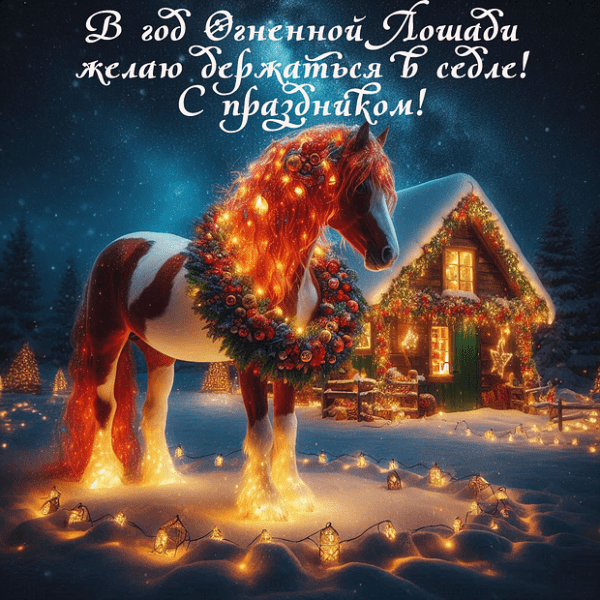 150+ открыток и поздравлений с Новым годом 2026