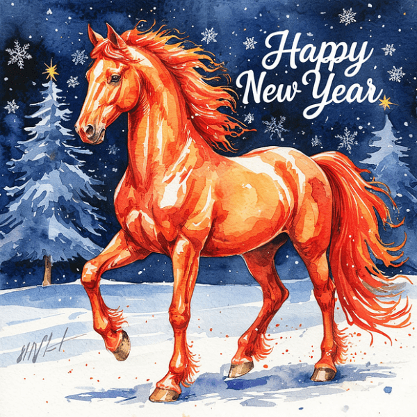 150+ открыток и поздравлений с Новым годом 2026