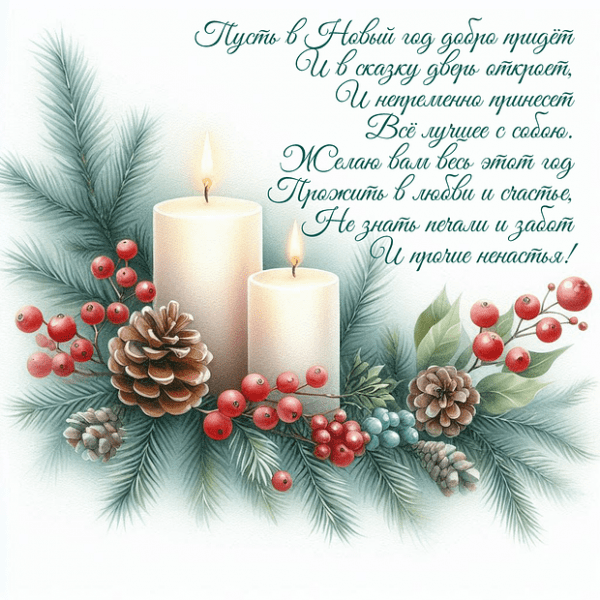 150+ открыток и поздравлений с Новым годом 2026