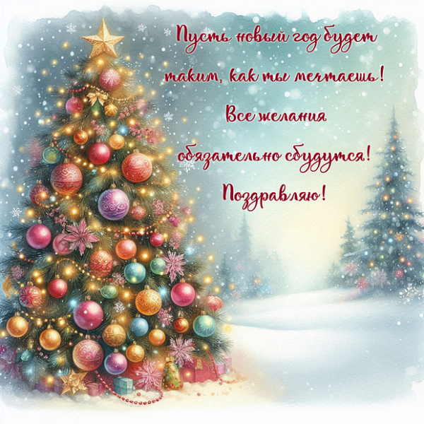 150+ открыток и поздравлений с Новым годом 2026