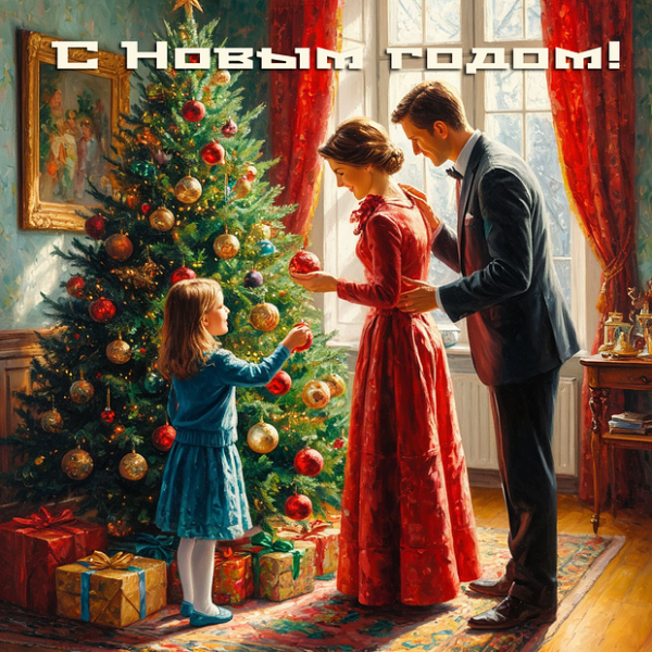 150+ открыток и поздравлений с Новым годом 2026
