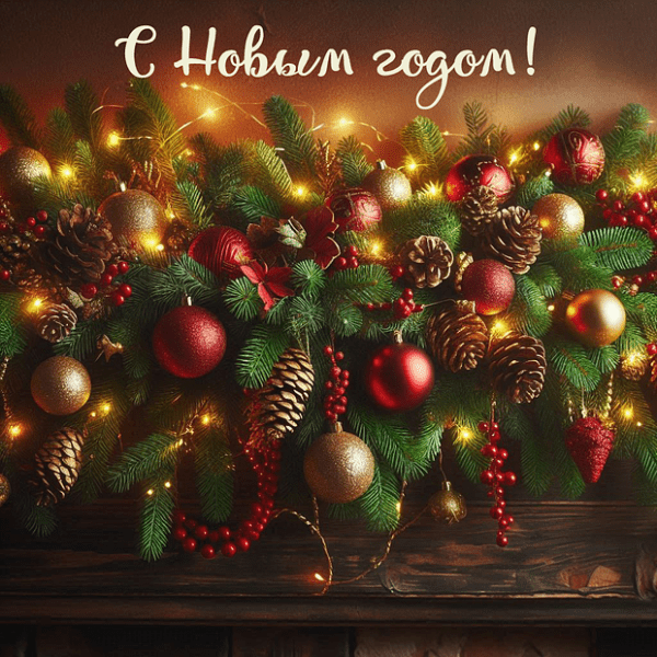 150+ открыток и поздравлений с Новым годом 2026