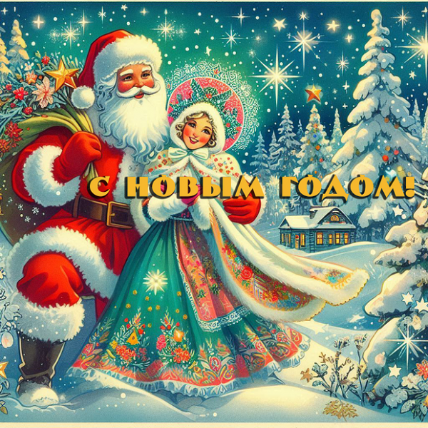 150+ открыток и поздравлений с Новым годом 2026
