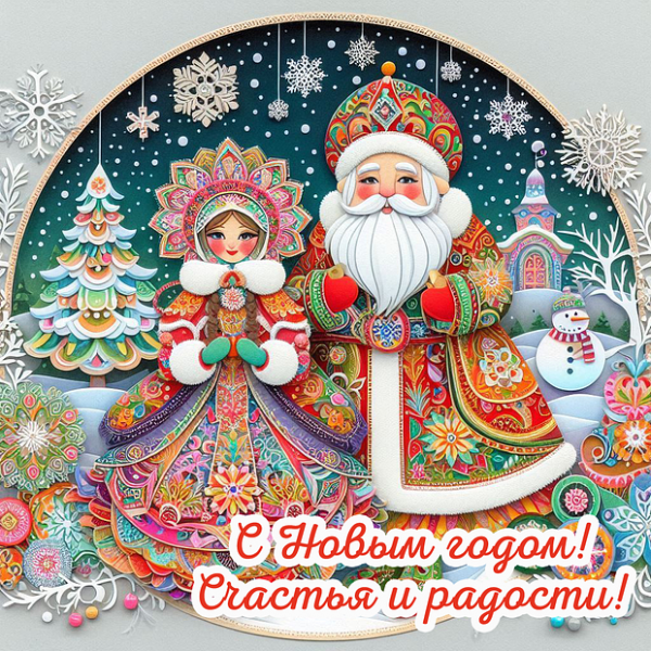 150+ открыток и поздравлений с Новым годом 2026
