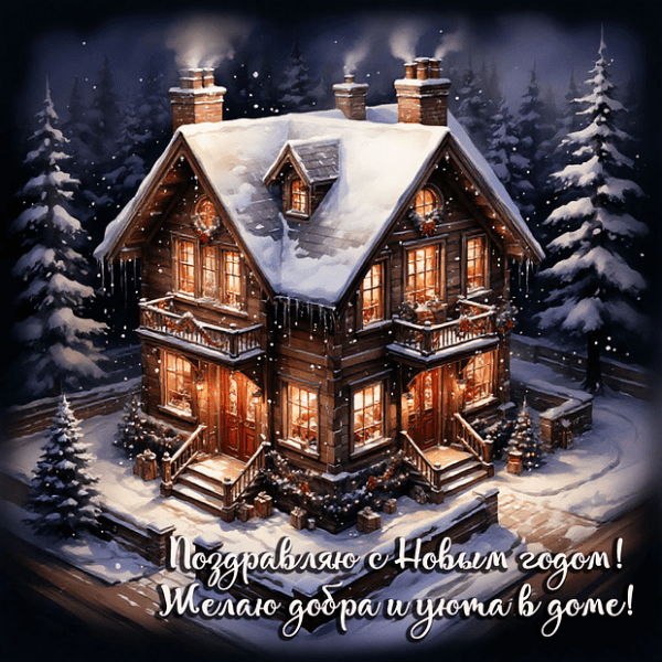 150+ открыток и поздравлений с Новым годом 2026