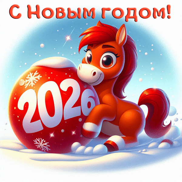 150+ открыток и поздравлений с Новым годом 2026