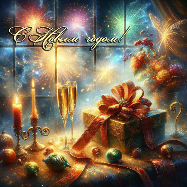 150+ открыток и поздравлений с Новым годом 2026