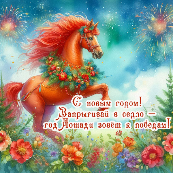 150+ открыток и поздравлений с Новым годом 2026