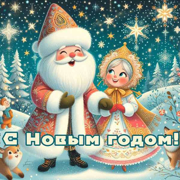 150+ открыток и поздравлений с Новым годом 2026