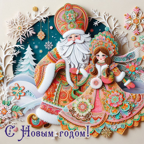 150+ открыток и поздравлений с Новым годом 2026
